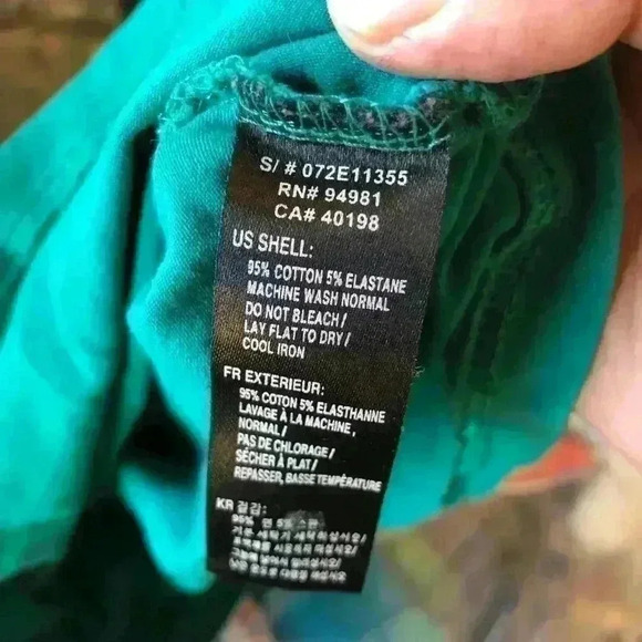 Vtg forever 21 teal tank top cami crop top medium - Picture 5 of 5